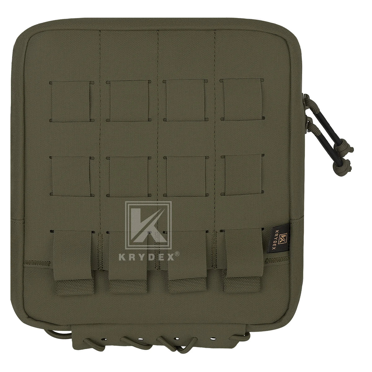 KRYDEX Tactical 7x8 Inch Admin Pouch MOLLE Utility Tool Pouch Modular Medic Bag for Vest Chest Rig Camping Outdoor Accessories