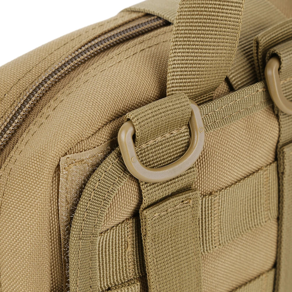 Everyday Carry Survival Bag Lightweight Waist Bag Red Cross Patch Magic Tape for Sports Survival/Camping/Hiking/Hunting