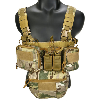 CS Match Wargame TCM  Chest Rig Airsoft Tactical Vest  Pack Magazine Pouch Holster Molle System Waist Men Nylon