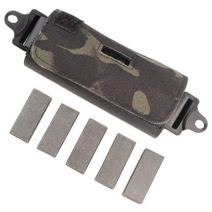 BOOIU Helmet Counterweight Tactical Helmet Balancing Weight Bag Counterbalance W/5 Counter Blocks for OPS Fast PJ MH Accessories