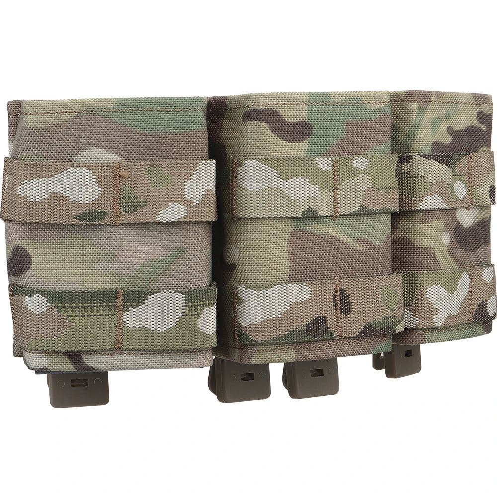 Tactical Molle 7.62 Triple Magazine Pouch Medium Open Top KYWI Kydex Wedge Insert Mag Pouch Holder Hunting Accessories