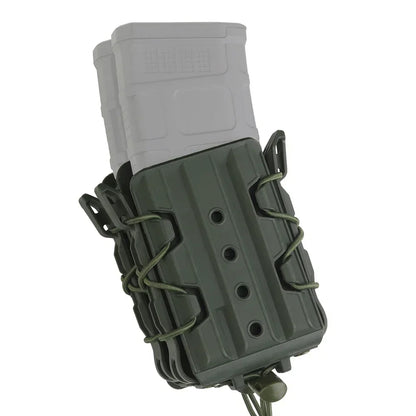 All Terrain Double Rifle Magazine Pouch M4 AR 5.56 AK 7.62 Mag Holster Carrier Cartridge Holder for Molle Vest Belt