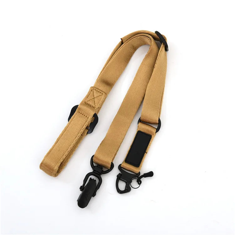 MS2 Tactics Mission Rifle Sling Double Point Rope Gun Strap CS Multifunction Lanyard Military  Sling Strap