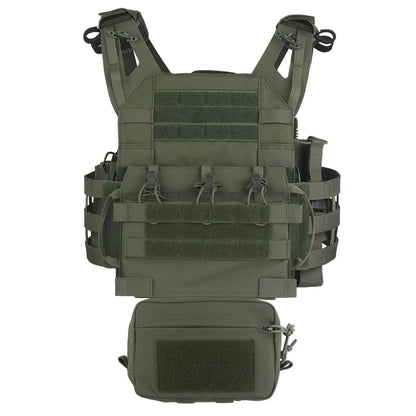 JPC R Series Tactical Vest Plate Carrier Set Modular Quick Release Assault Hunting Combat Airsoft Vest Body Armor MOLLE System