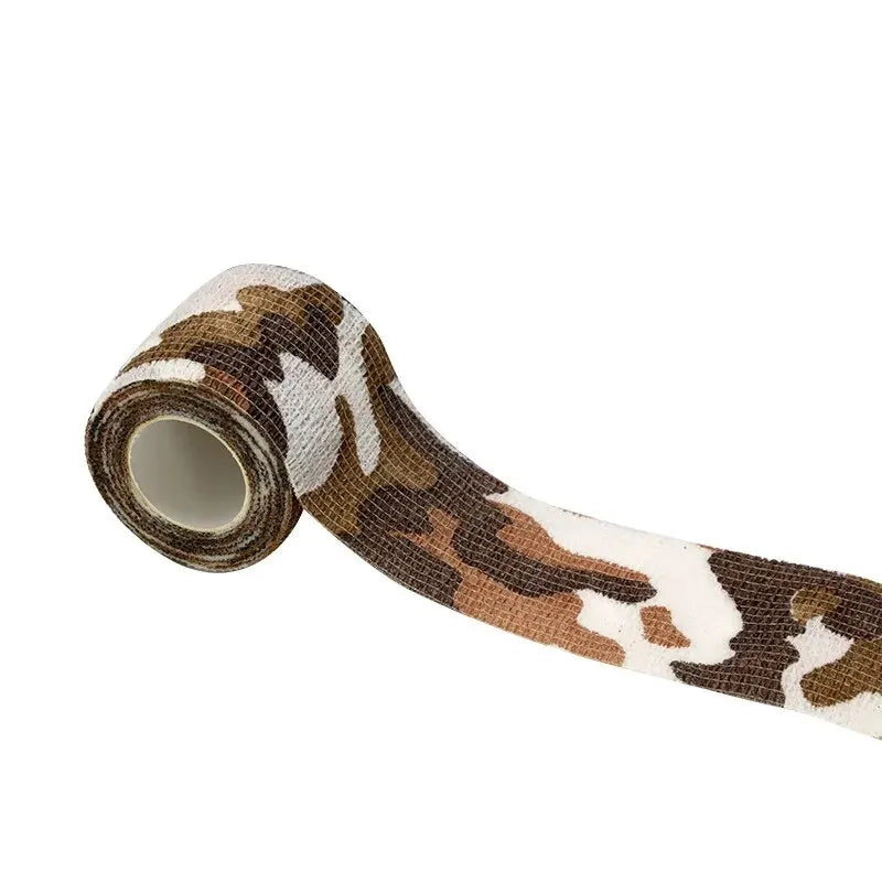 Telescopic High Elastic Camouflage Tape - Non-Woven Fabric for Outdoor Hunting, Finger Protection & Movement