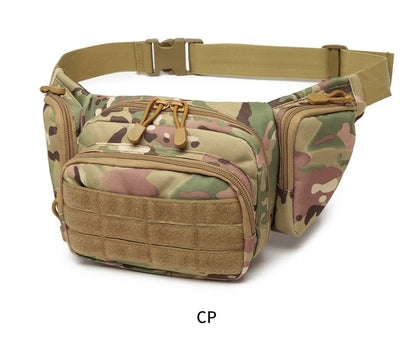 Multifunctional Tactical Waist Bag Outdoor Cycling Storage Pack Portable Concealed Molle Waist Pouch Tactical Accessory Utility