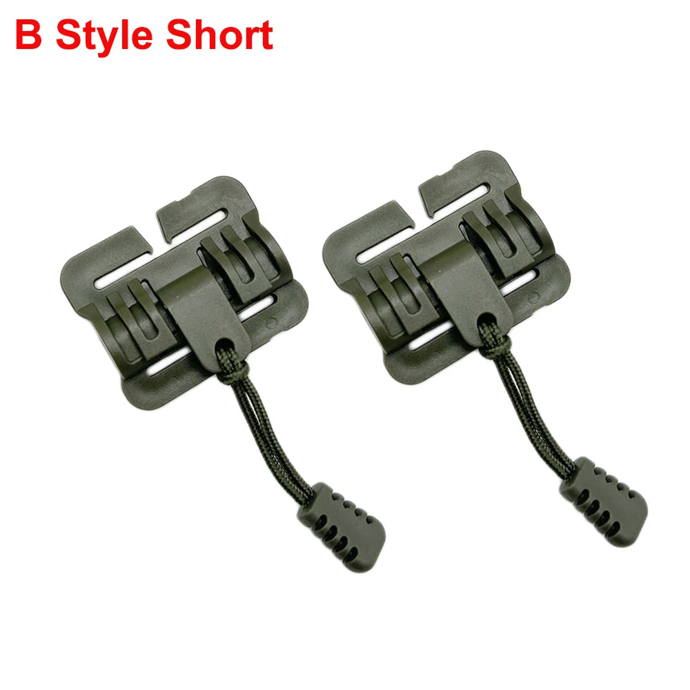 Tacticals Vest Quick Release Buckle Shoulder Webbing MOLLE  Side Belt Install Adapter Set Airsoft Vest Hunting Vest Accessories