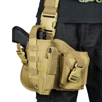 Universal Tactical Pistol Gun Leg Holster Multi-purpose Gun Holster Outdoor Camouflage Airsoft CS Leg Bag Hunting Accessories