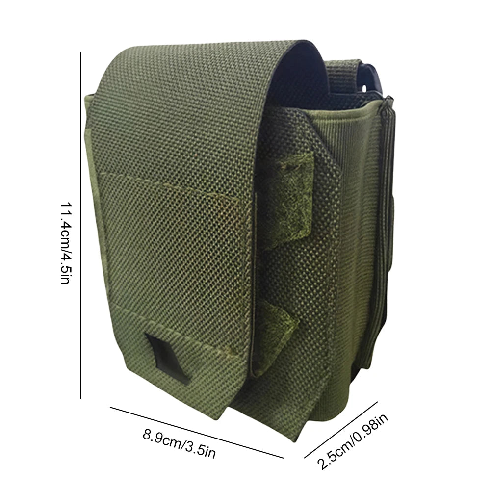 Grenade Pouch Small Hunting Accessories Single Flashbang Pouch Compact Stretch Bag for Outdoor Activities