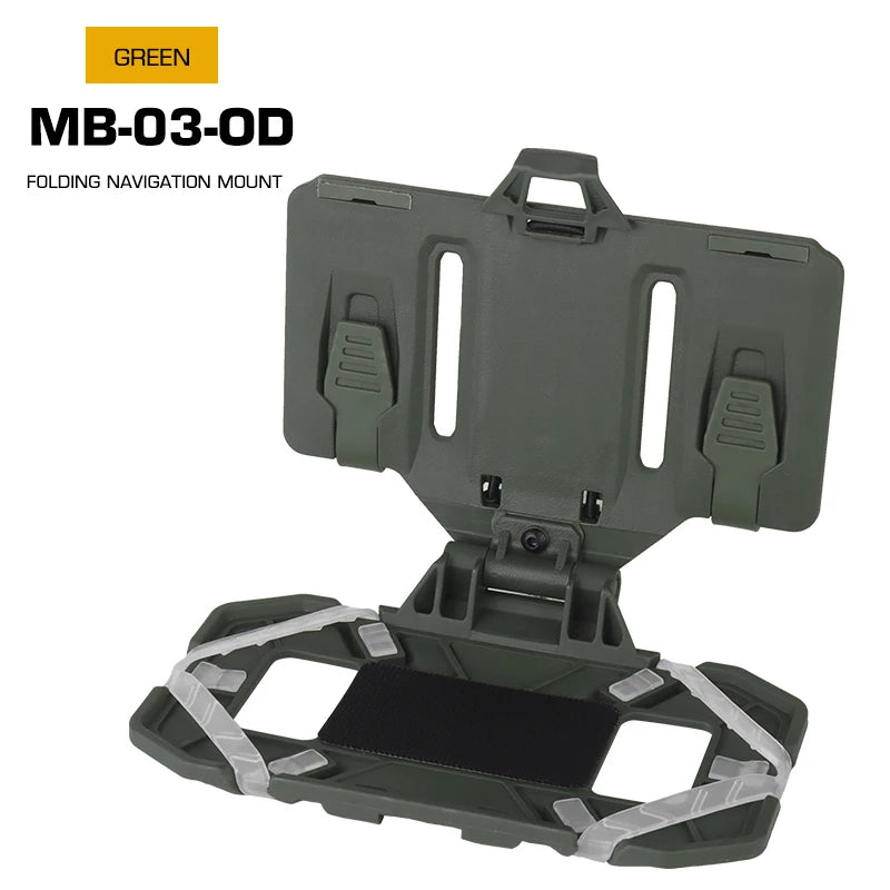 Tactical MOLLE Folded Navigation Board Mobile Phones Navigator Holder Map Chest Bag Admin Panel Hunting Vest Gear