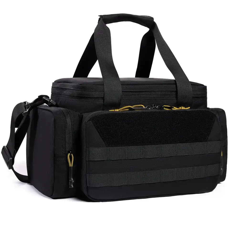 ONETIGRIS Range Bag, Hunting Shooting Range Bags for Handgun with 3 Removable Dividers Duffle Bag for Fishing, Hiking,Sports