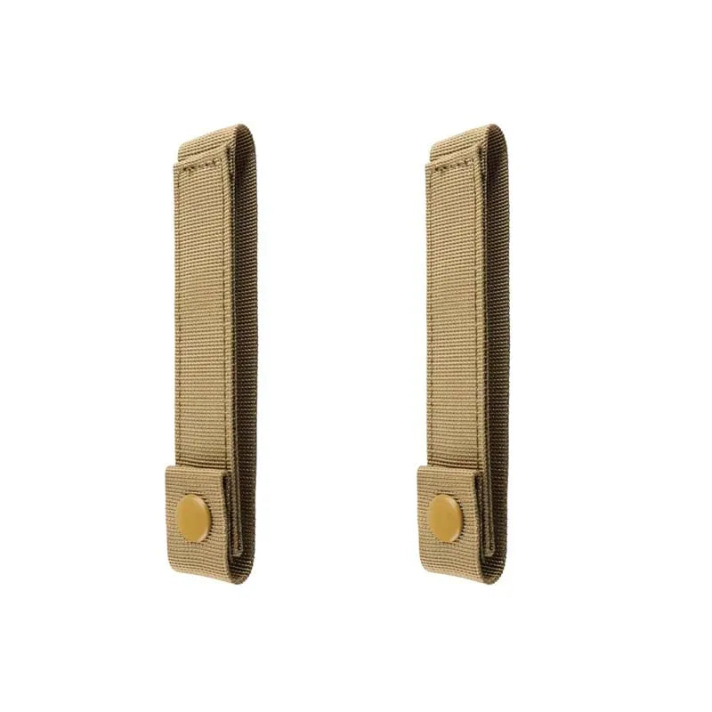 1/2/3pcs Outdoor Molle Strap 6 inch Tactical Molle Strap Molle Webbing Straps Attachment Snap Strap Nylon Thumb Snap Straps