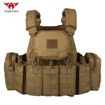 YAKEDA multifunctional lightweight full set with adjustable and freely expandable accessories outdoor hunting vest
