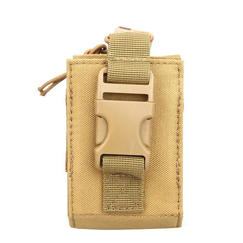 Tactical Molle Walkie Talkie Pouch Interphone Storage Bag Outdoor Molle Radio Pouch Walkie-Talkie Case Holder Accessary Bag