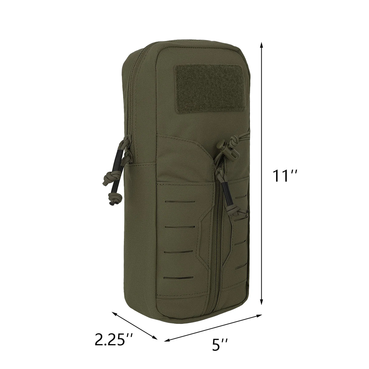 KRYDEX 500D Tactical 1L Hydration Pack MOLLE Pouch 34oz TPU Water Bladder Bag Outdoor Hiking Camping Hunting Accessories