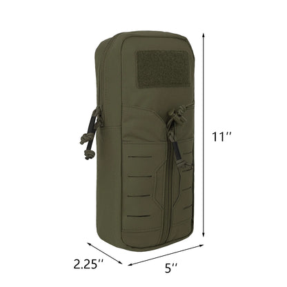 KRYDEX 500D Tactical 1L Hydration Pack MOLLE Pouch 34oz TPU Water Bladder Bag Outdoor Hiking Camping Hunting Accessories