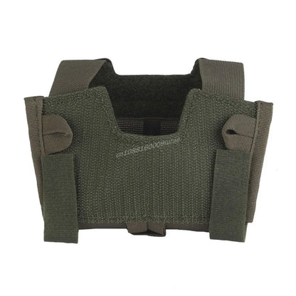 Tactical Helmet Bridge Battery Pack Storage Sub-Pouch NVG PVS31 Battery Pouch PTT Cable Box MOLLE Fast Helmet Counterweight Bag