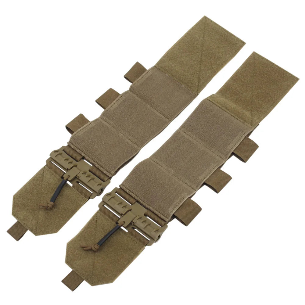 Tactical Removal Buckle Set FCSK Universal Molle System Vest Quick Release Set Elastic Cummerbund Waist Cover Vest Gear