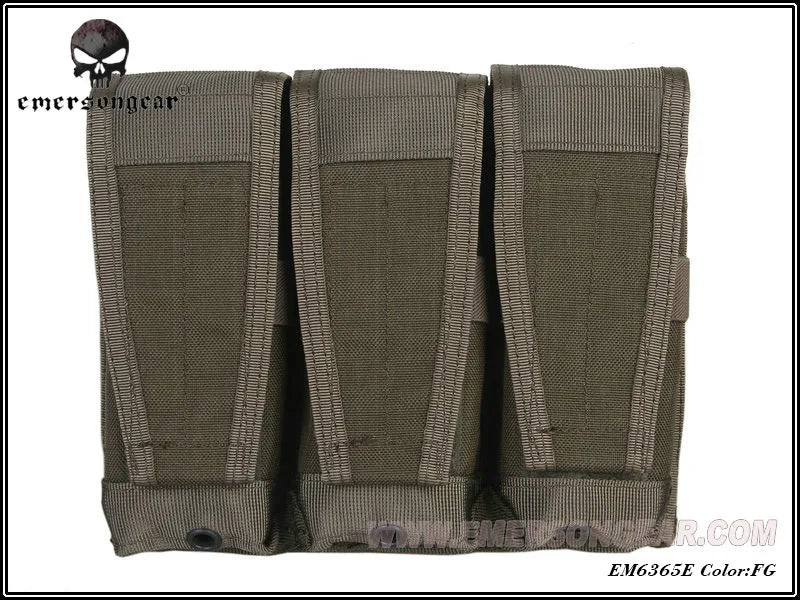 Emersongear Flap Triple Magazine Pouch Mag Storage Purposed Bag Molle System