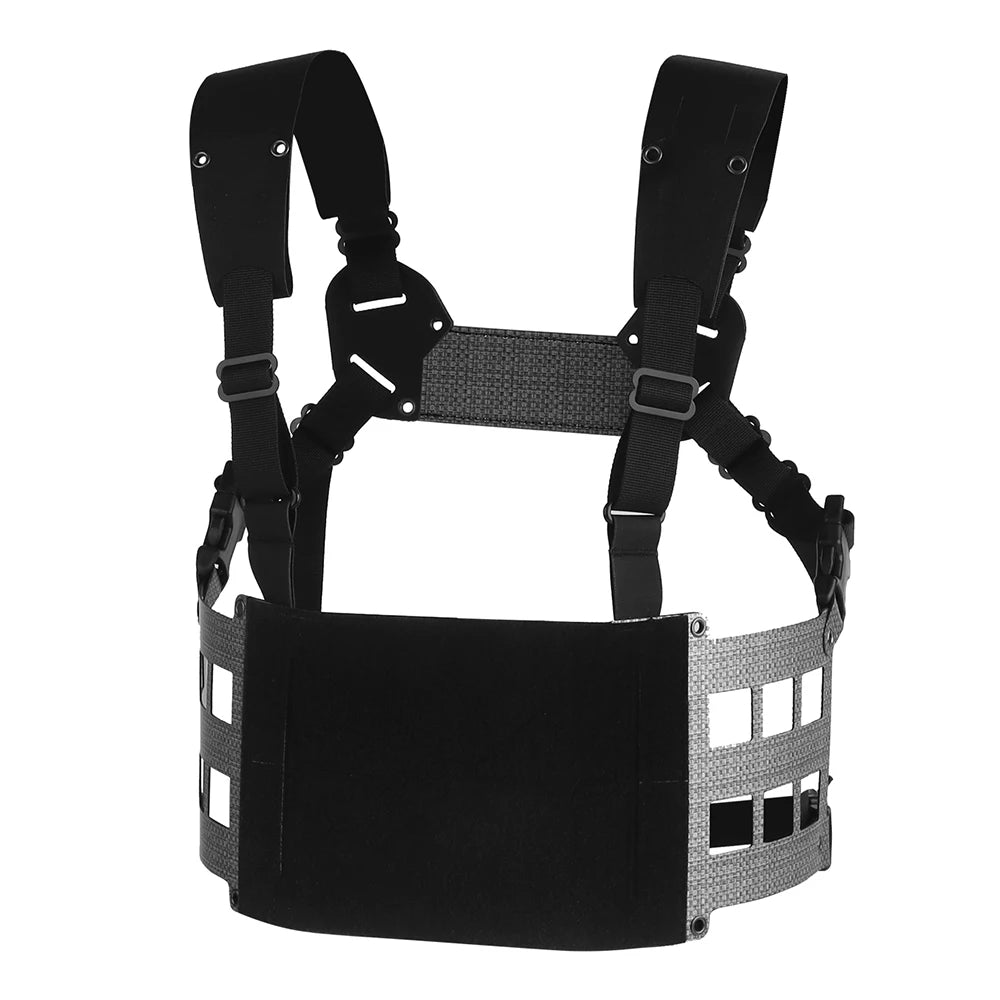 Tactical Chesty Rig Wide V2 Ferro Style Lightweight MOLLE Outdoor Hunting Combat Training Airsoft Vest FC Extended Equipment