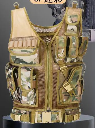 Hunting Security Clothes Swat Tactical Vest Swat Jacket Chest Rig Multi-pocket Swat Army Cs Hunting Vest Camping Accessories