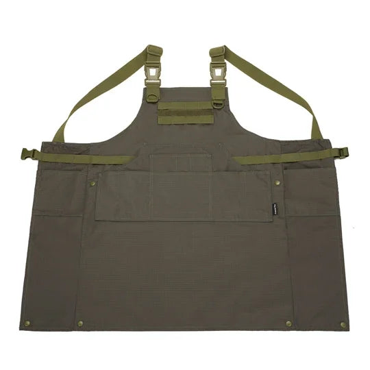 Tactical Vest Apron Men Women 12 Pockets Camouflage Work Apron Outdoor Clothes Accessories Camping Picnic Garden  Wear-resisting