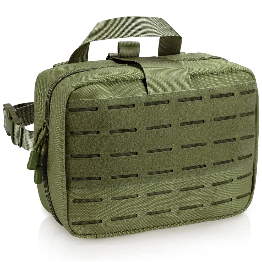 Outdoor Molle Medical Bag EDC Pouch Organizer First Aid Kit Large Capacity IFAK EMT Waist Pack for Hunting Camping Travel