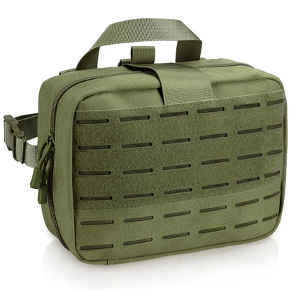 Outdoor Molle Medical Bag EDC Pouch Organizer First Aid Kit Large Capacity IFAK EMT Waist Pack for Hunting Camping Travel