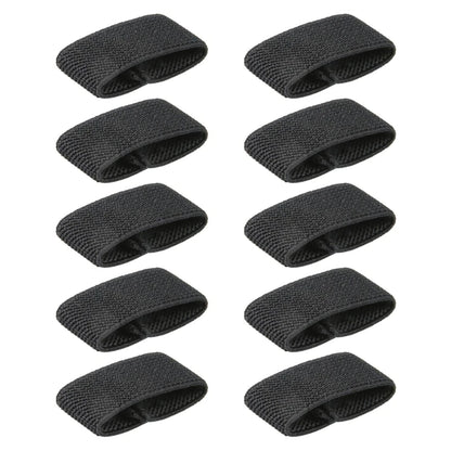 10 Pcs Elastic Belt Loop Keepers Nylon Belt Loop Backpack Strap Holder Retainers Band Tactically Belt Holder Band