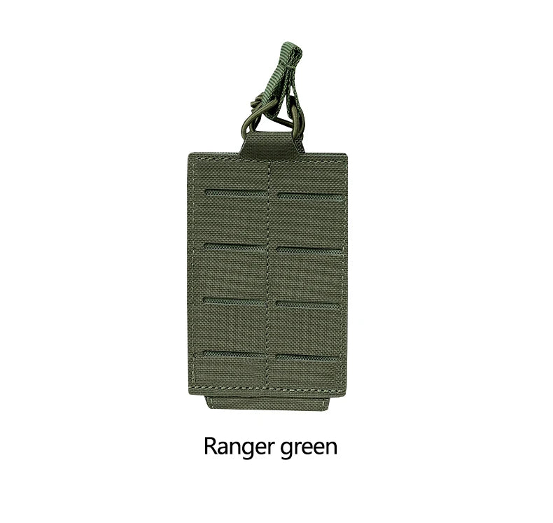 AG 3 MOLLE 5.56 M4 Triple Magazine Pouch Bungee Retention Tactical Vest K19 Plate Carrier Front Placard MAG Holder Bag Airsoft
