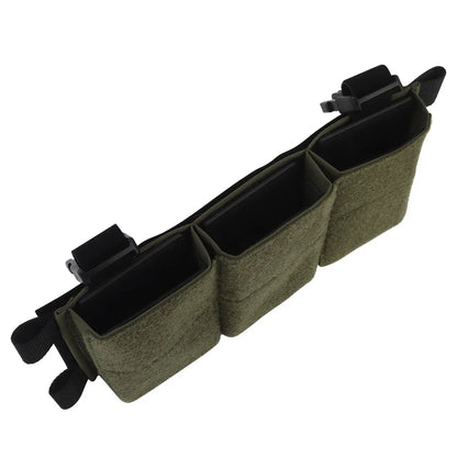 Tactical Triple 556/762 Magazine Pouch Dual Placard SR AR SCAR G3 AK M4 Mag Bag LV119 HSP Vest Plate Carrier Airsoft Accessories