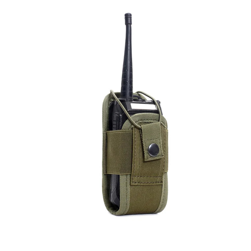 Field Training Molle Radio Walkie Talkie Pouch 1000D Outdoor Portable Radio Interphone Holster Carry Bag Hunting Camping Pocket