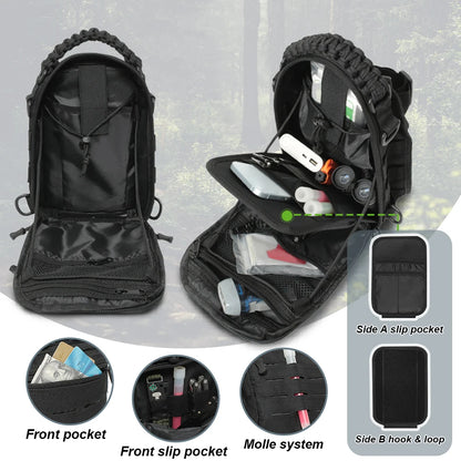 Tactical Sling Bag with Gun Holster Concealed Carry Pistol Bag Crossbody Backpack Molle EDC Shoulder Bag Hunting Chest Pack