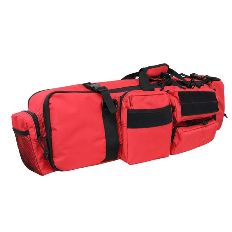 Tactical Gun Backpack Double Rifle Bags Dual Carbine Carrying Case for SAW M249 M4A1 M16 AR15 Heavy Duty Gun Bag Drop shipping