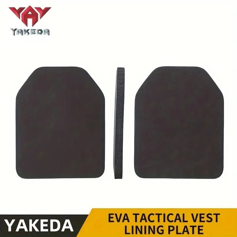 YAKEDA Airsoft Tactical Vest EVA Plates Body Carrier Vests SAPI Shock Plate for Vest Outdoor Hunting Paintball Game Protective