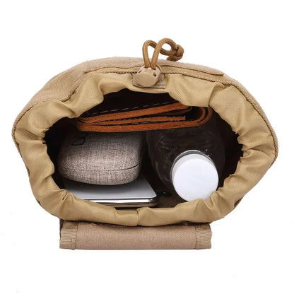 Foldable Molle Magazine Dump Drop Pouch Ammo Mag Holder Folding Outdoor Camping Hiking Hunting Accessories EDC Tool Waist Bag