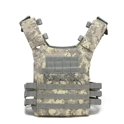 Men's Vest Molle Plate Carrierr Magazine Tactical Vest Train Body Armor Combat Camo CS Hunting Equipment