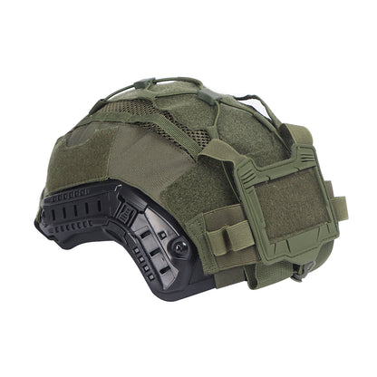 Tactical Helmet Cover for Maritime Helmet with NVG Battery Pouch Hunting Allows Free Pairing with Other Tactical Equipment