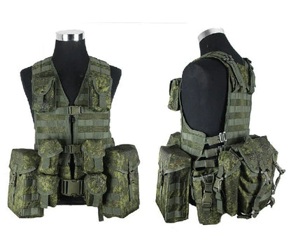 Russia 6sh117 Fully Sets Tactical Vest EMR Molle Pouches Ratnik Set Senior Shooter Combat Gear Outdoor Paintball Vest