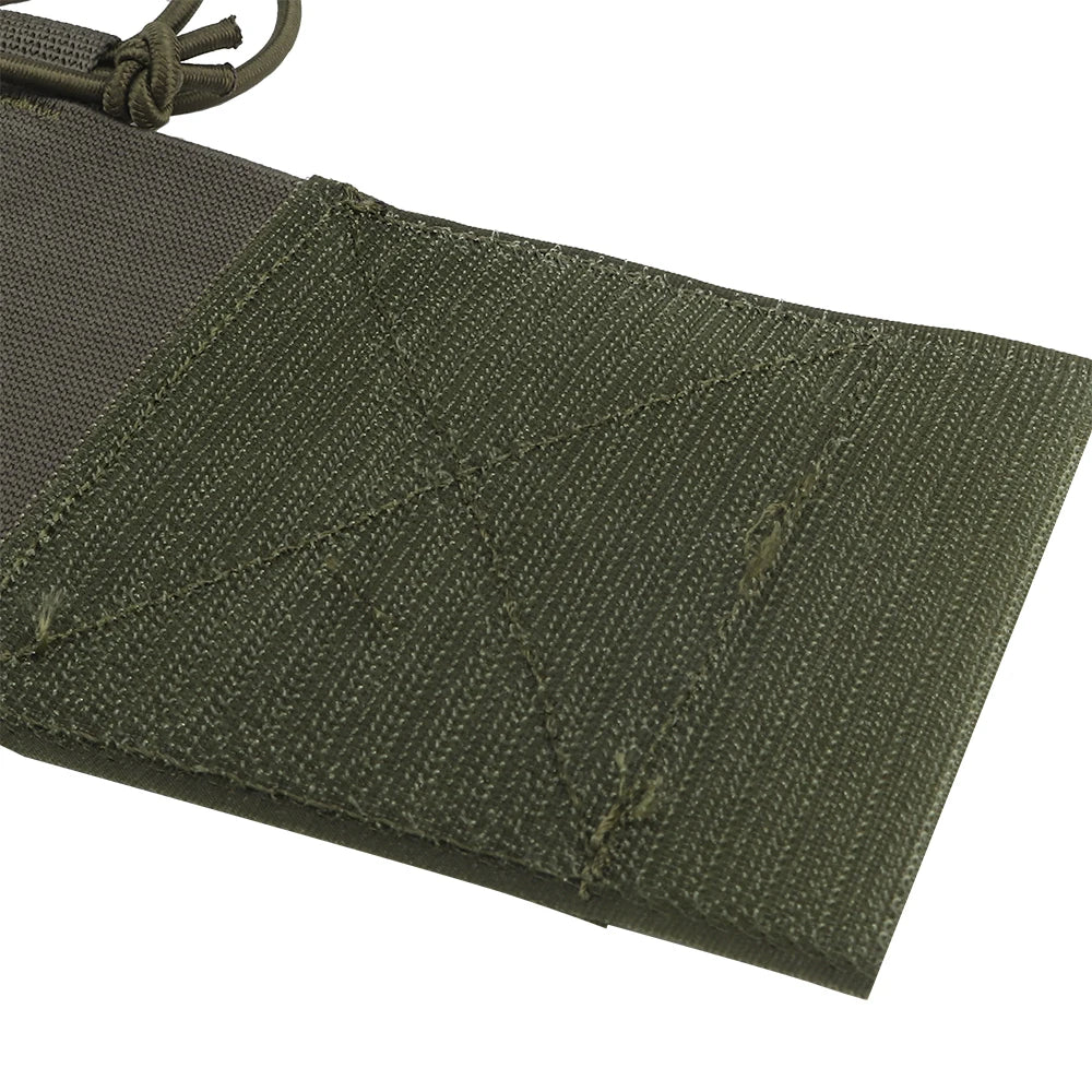 Tactical Vest V2 Side Pouch Elastic Radios Holder Bag Magazine Pouch Retention Airsoft Hunting Vest Equipment Radio Side Pack