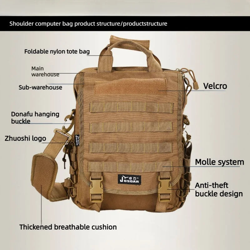 Tactical Backpack Chest Sling Bag Duffle Bag,1000D Nylon Waterproof EDC Crossbody Shoulder Bag MOLLE Outdoor Travel Hiking Bag
