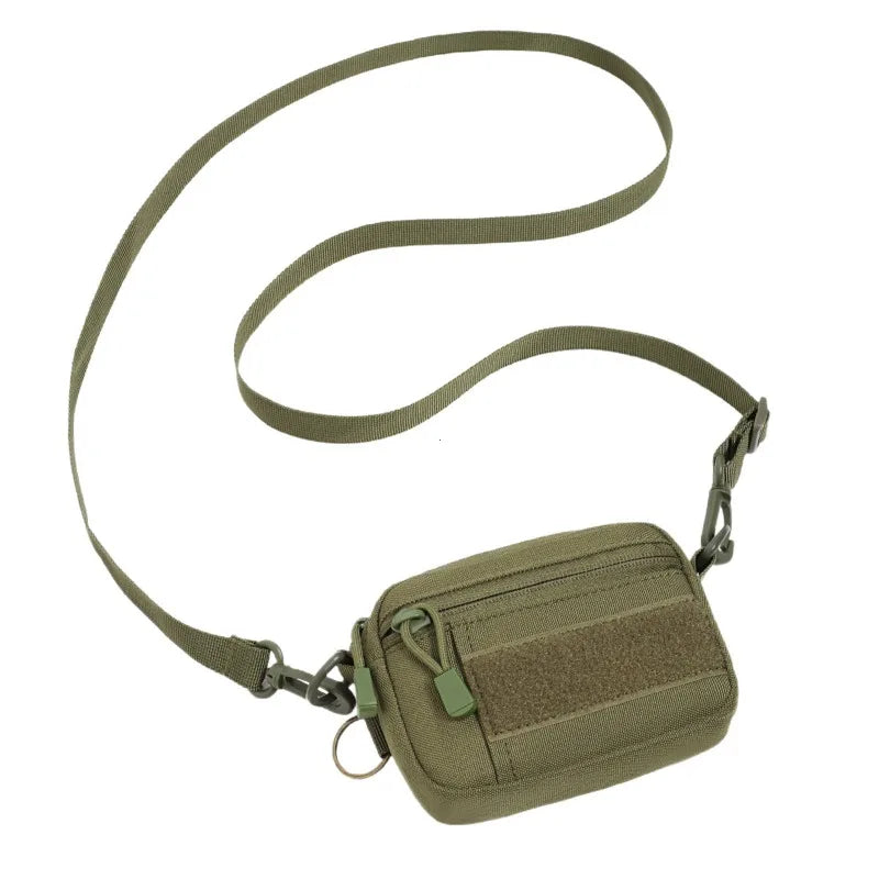 Tactical EDC Pouch Compact Molle Waist Pack & Shoulder Bag 600D Nylon Organizer for Daily Essentials & Gadgets