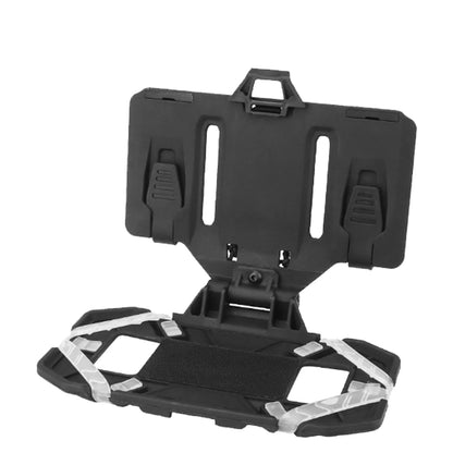 BOOIU Tactical MOLLE Folded Navigation Board Airsoft Mobile Phones Navigator Panel CS Hunting for Screen Size 4.7-6.7in