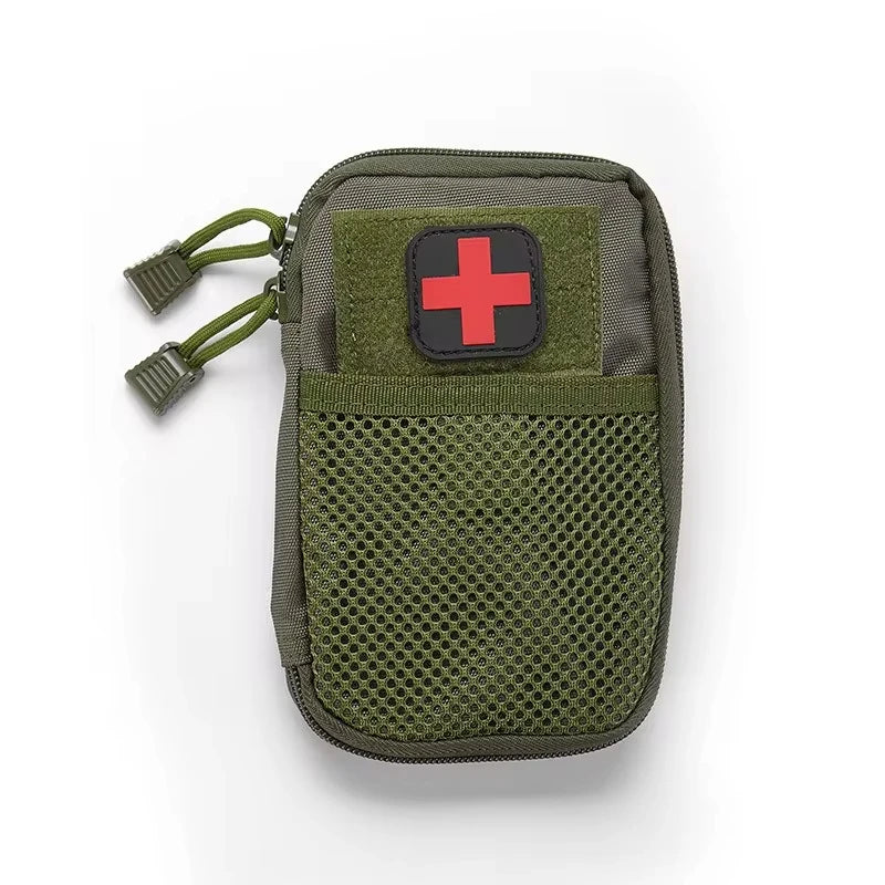 Molle Portable First Aid Bag Emergency Medical Kit EDC Storage Pouch For Camping Safari Outdoor Sports