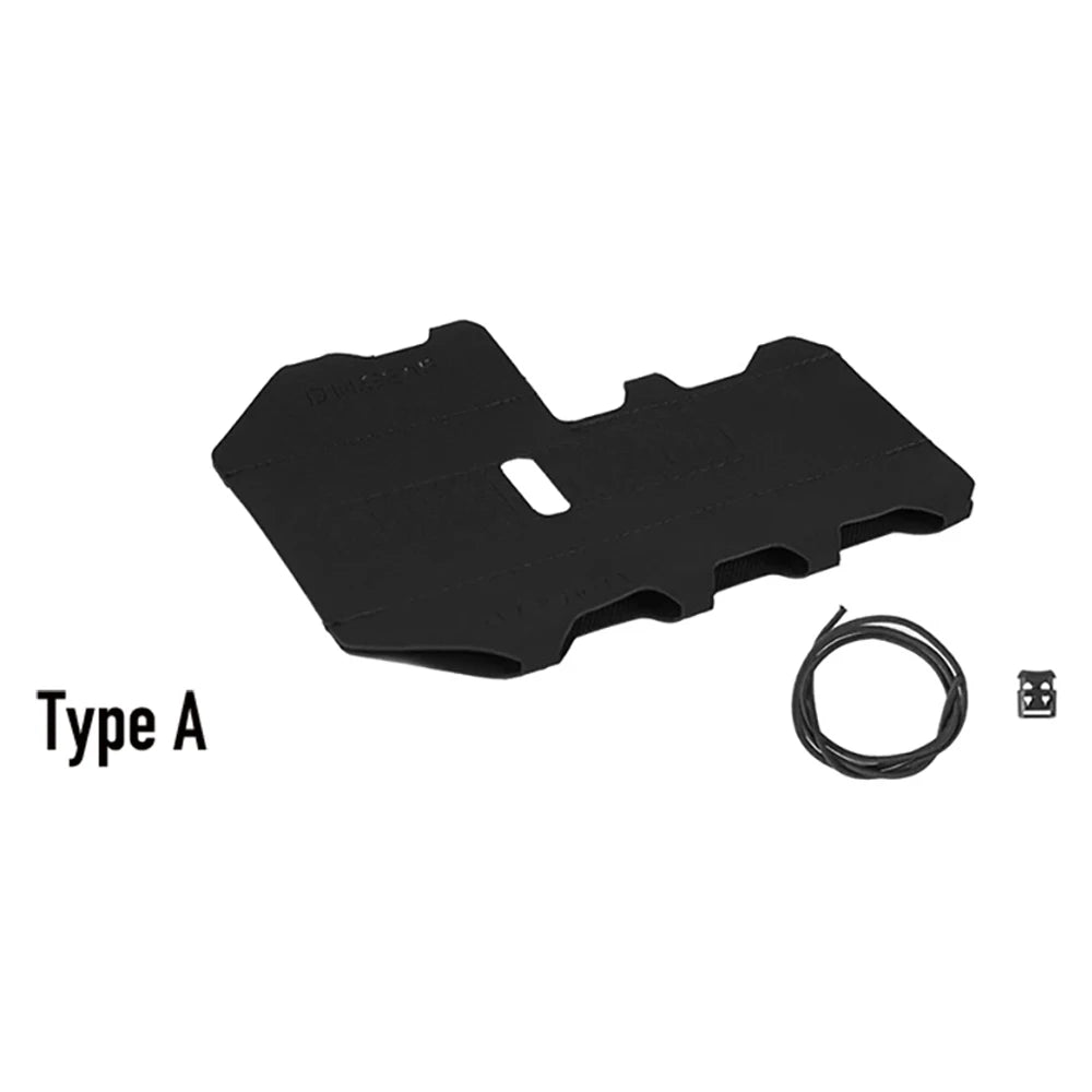 DMGear Tactical Gun Rail Cover Rail Wrap Heavy Heat Shield Gear Wrap Hand Protective Fit Quad/ One Rails 500D Nylon