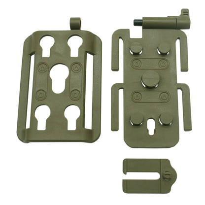 VULPO New Style Tactical Molle Attachment Plate Molle Adapter Platform For Molle Pouch Molle Mag Pouch, MOLLE Backpack and More