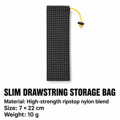 Ultralight Dyneema Ripstop Drawstring Bag Portable Outdoor Storage Pouch Camping Hiking Fishing Gear Organizer Accessories Bag
