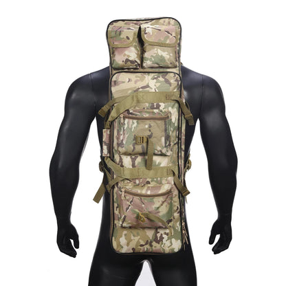 Multi functional storage bag with multiple pockets designed for partitioned storage and adjustable webbing straps and straps