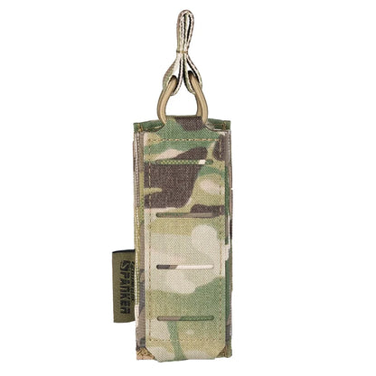 Tactical Pistol Magazine Pouch 9mm Extended Single Mag Pouch Molle  Holster Hunting Flashlight Torch Holder Airsoft Accessories