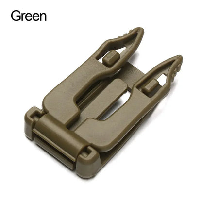 5pcs Multipurpose Camping Bag Buckle Backpack MOLLE Webbing Clip Strap Outdoor Carabiner Buckle Camping Equipment EDC Tools